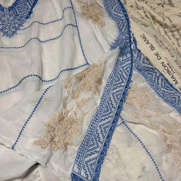 3J Workshop Johnny Was Embroidered Tunic Blouse - Picture 4 of 4